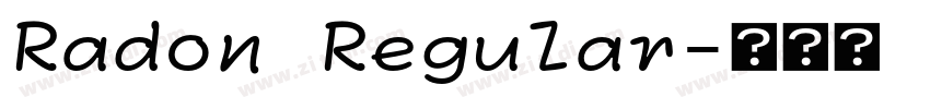 Radon Regular字体转换 Radon Regular字体转换